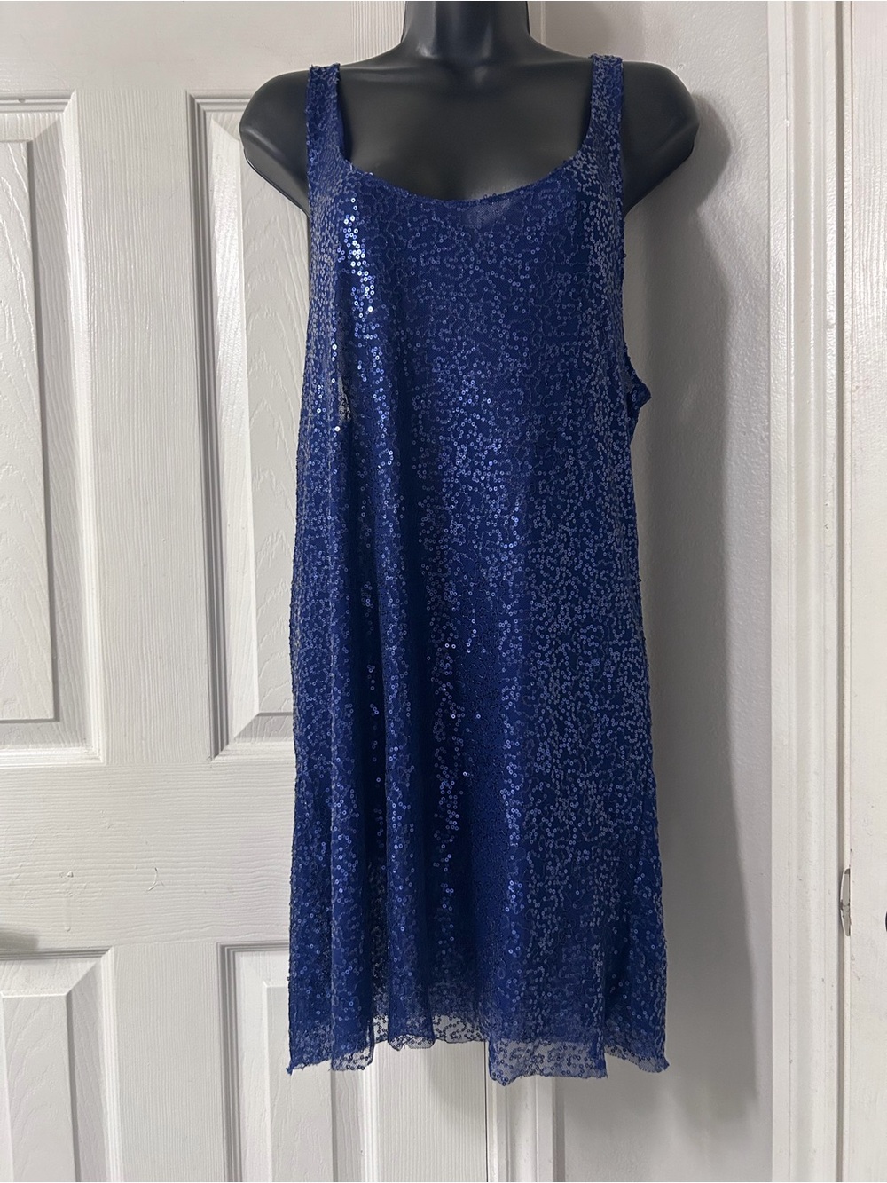 Victoria's Secret Sequined Nightie in Vibrant Blue Size Medium